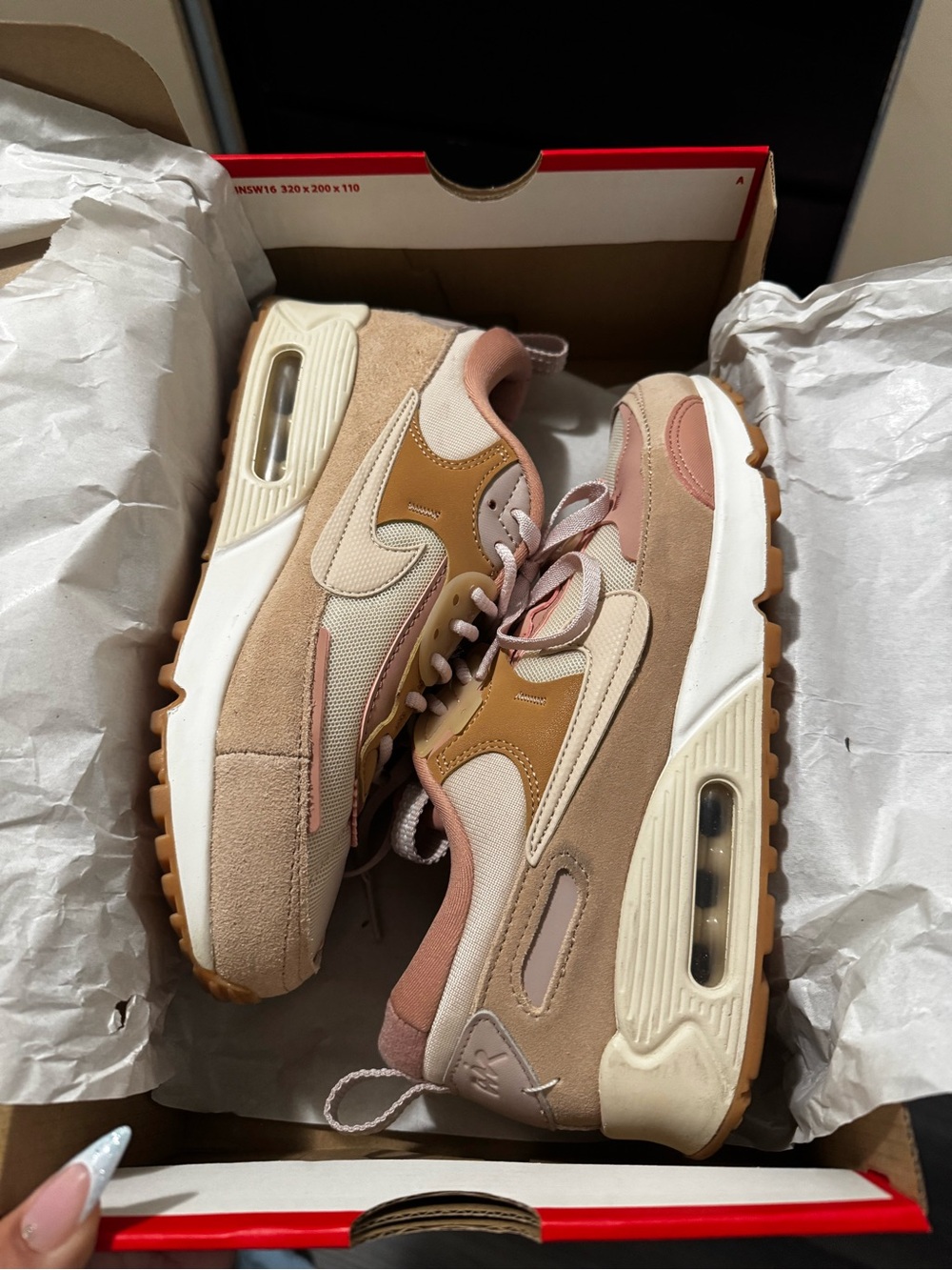 Nike Women’s Beige, Pink & Tan Air Max Sneaker
